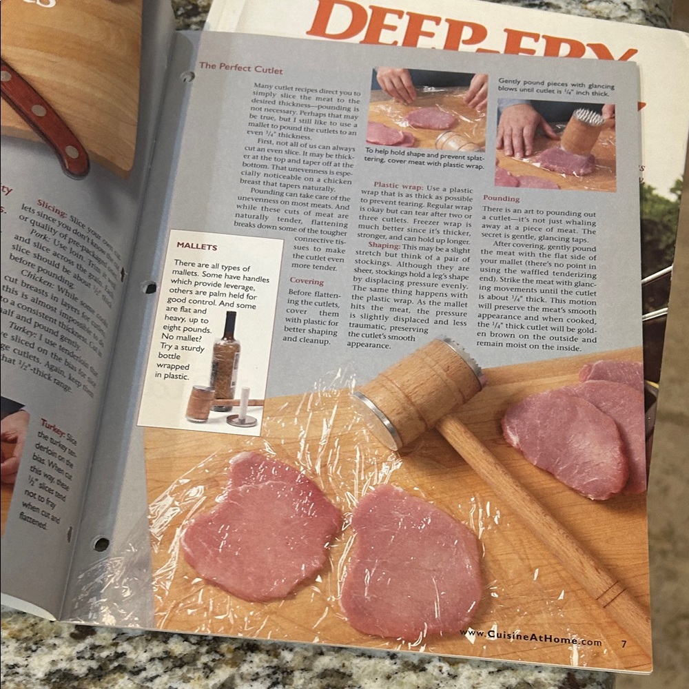 Deep-Fry 1977 Cookery Hardback Book- Bonus Cuisine at Home cookbook - Picture 12 of 16